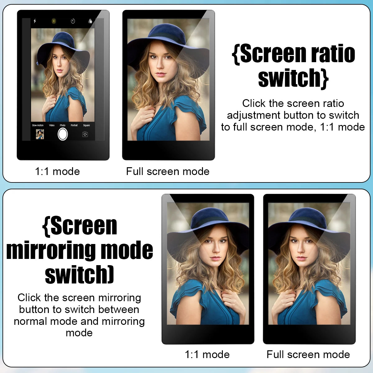 MagView Pro™ Wireless Selfie Monitor Screen