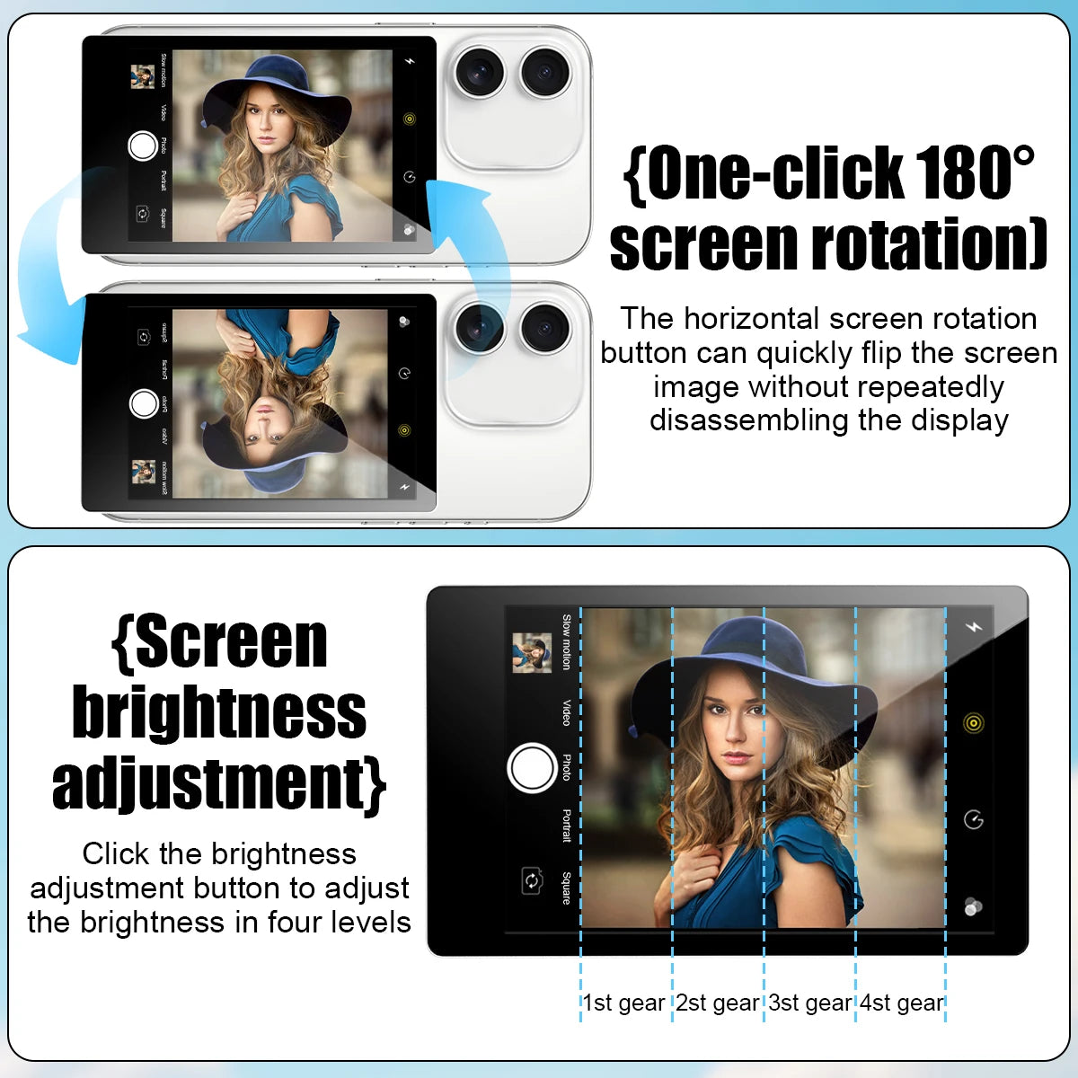 MagView Pro™ Wireless Selfie Monitor Screen